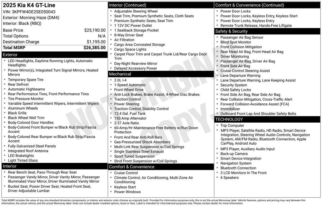 kia k4 2025 3KPFW4DE2SE050043 image kia k4 2025 3KPFW4DE2SE050043 image
