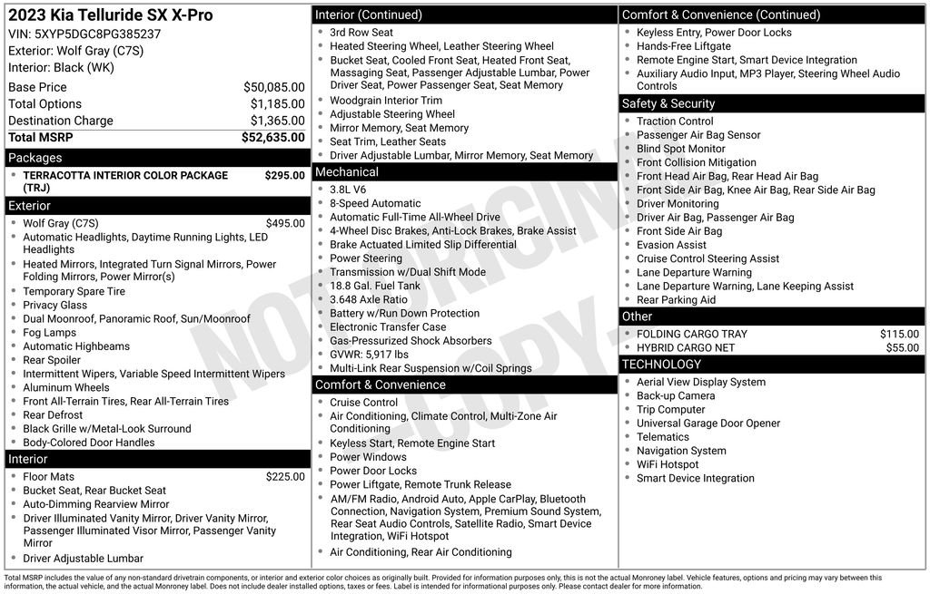kia telluride 2023 5XYP5DGC8PG385237 image kia telluride 2023 5XYP5DGC8PG385237 image
