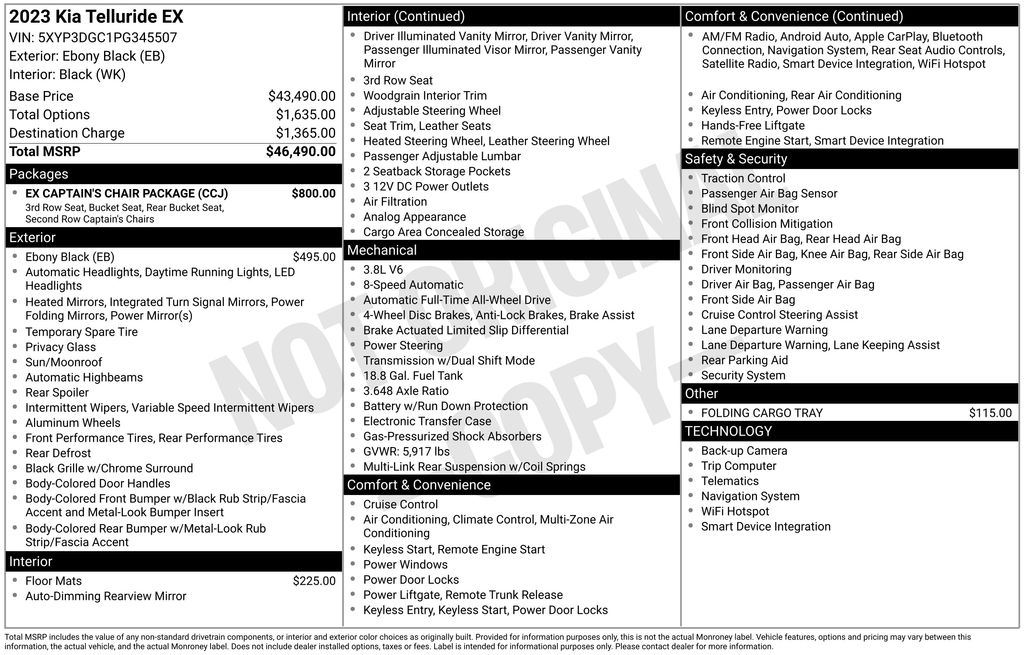 kia telluride 2023 5XYP3DGC1PG345507 image kia telluride 2023 5XYP3DGC1PG345507 image