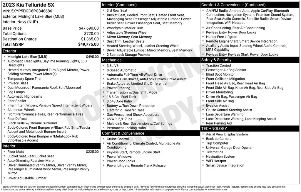 kia telluride 2023 5XYP5DGC6PG348686 image kia telluride 2023 5XYP5DGC6PG348686 image