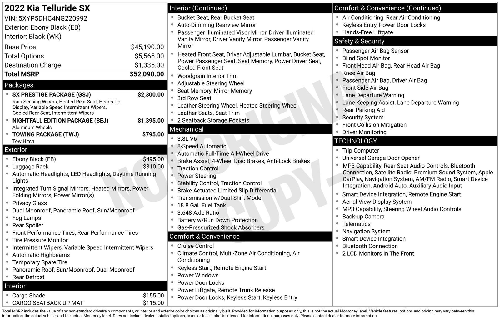 kia telluride 2022 5XYP5DHC4NG220992 image kia telluride 2022 5XYP5DHC4NG220992 image