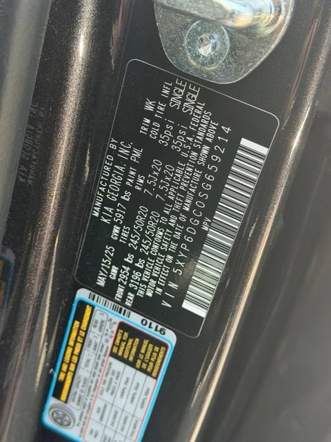 kia telluride 2025 5XYP6DGC0SG659214 image kia telluride 2025 5XYP6DGC0SG659214 image