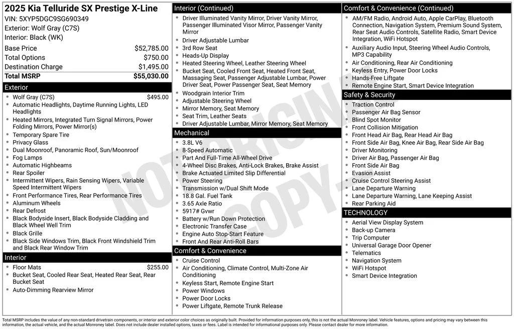 kia telluride 2025 5XYP5DGC9SG690349 image kia telluride 2025 5XYP5DGC9SG690349 image