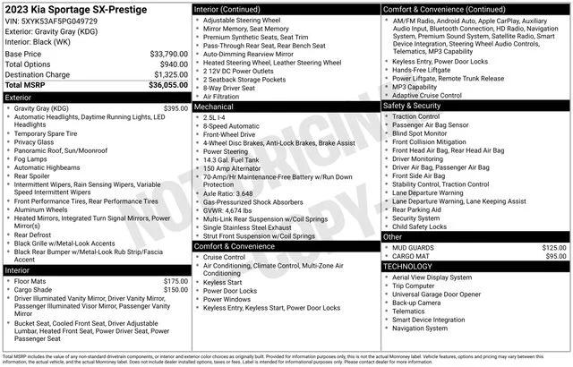 kia sportage 2023 5XYK53AF5PG049729 image kia sportage 2023 5XYK53AF5PG049729 image