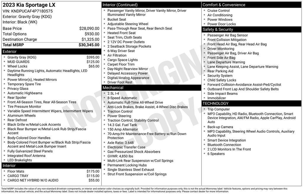 kia sportage 2023 KNDPUCAF4P7180575 image