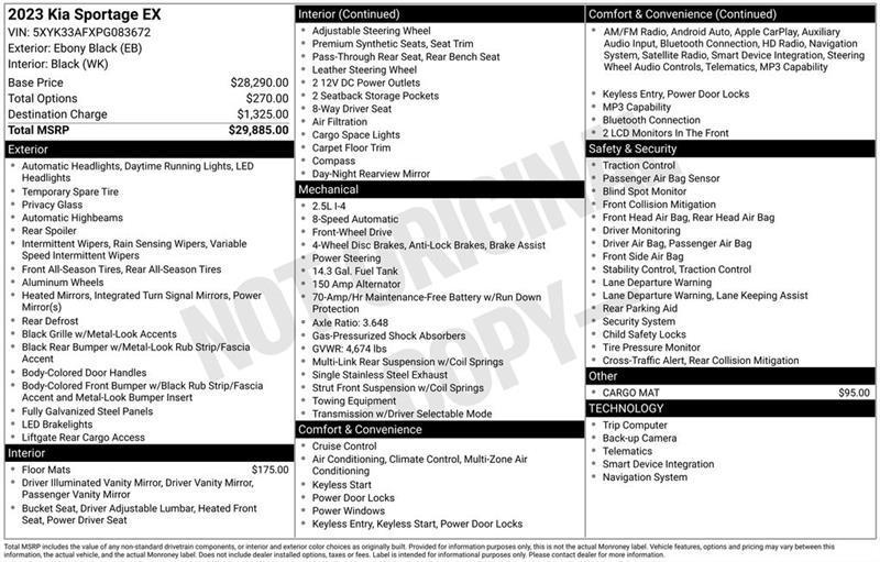 kia sportage 2023 5XYK33AFXPG083672 image kia sportage 2023 5XYK33AFXPG083672 image