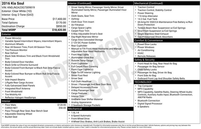 kia soul 2016 KNDJN2A23G7309819 image kia soul 2016 KNDJN2A23G7309819 image