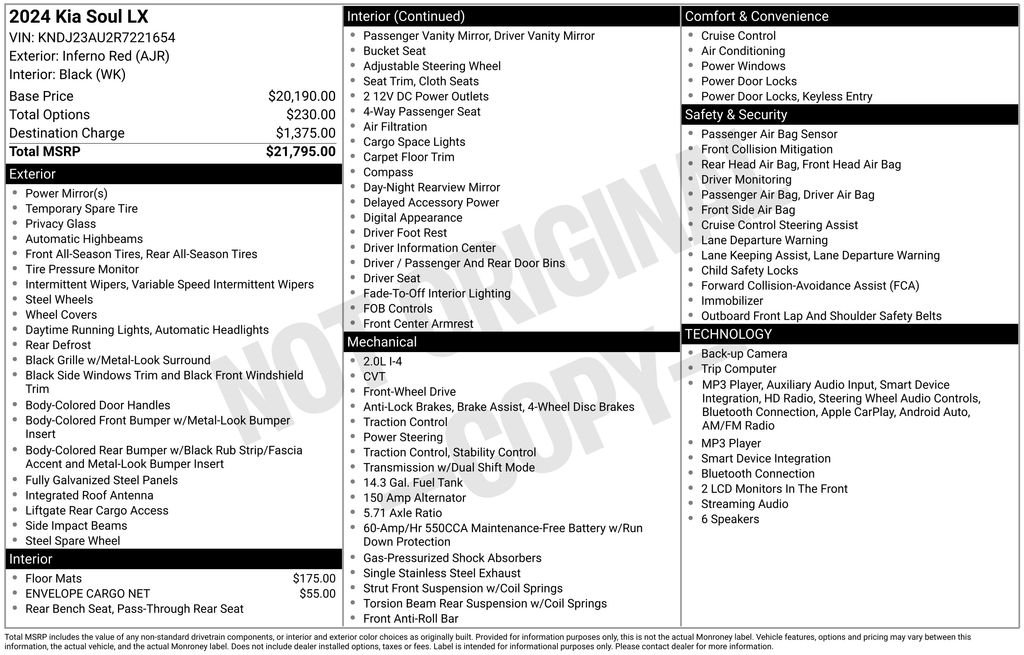 kia soul 2024 KNDJ23AU2R7221654 image kia soul 2024 KNDJ23AU2R7221654 image