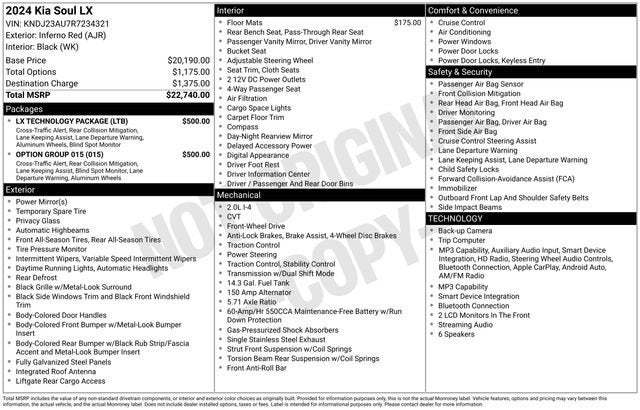 kia soul 2024 KNDJ23AU7R7234321 image kia soul 2024 KNDJ23AU7R7234321 image