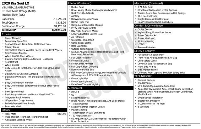 kia soul 2020 KNDJ23AU8L7067488 image kia soul 2020 KNDJ23AU8L7067488 image