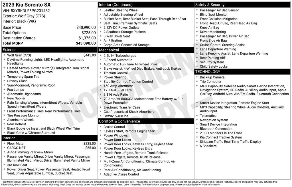 kia sorento 2023 5XYRKDLF6PG231482 image kia sorento 2023 5XYRKDLF6PG231482 image