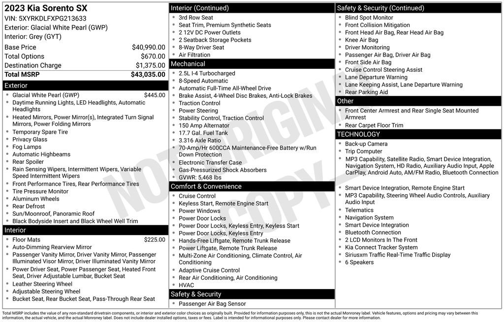 kia sorento 2023 5XYRKDLFXPG213633 image kia sorento 2023 5XYRKDLFXPG213633 image