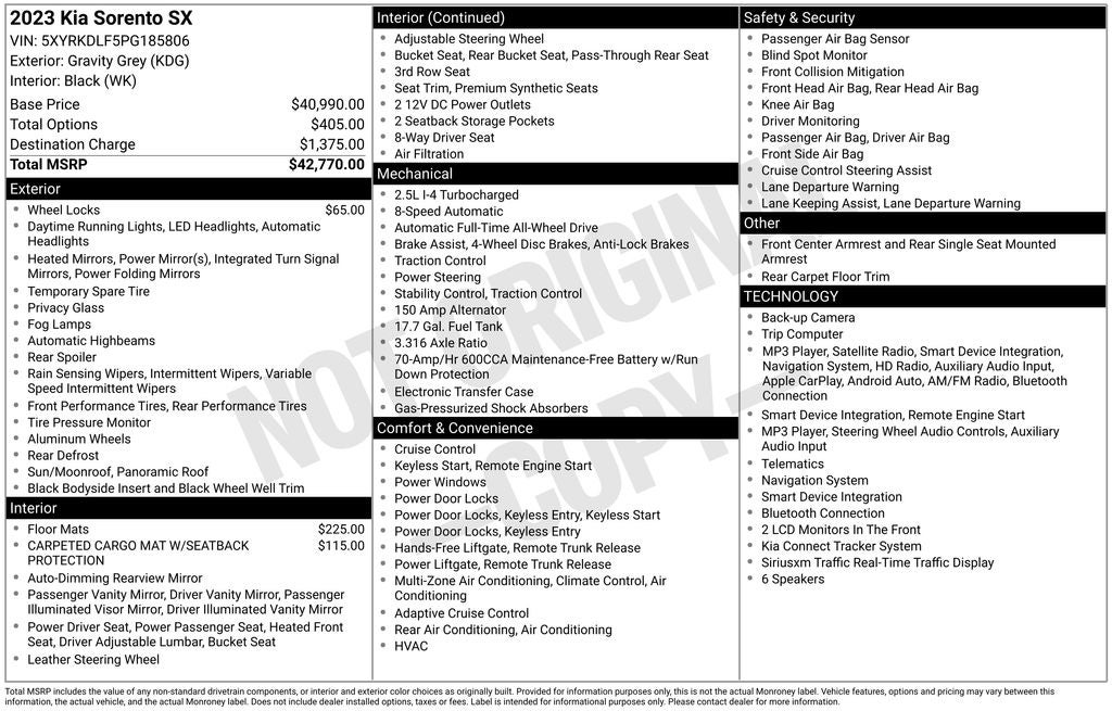 kia sorento 2023 5XYRKDLF5PG185806 image kia sorento 2023 5XYRKDLF5PG185806 image
