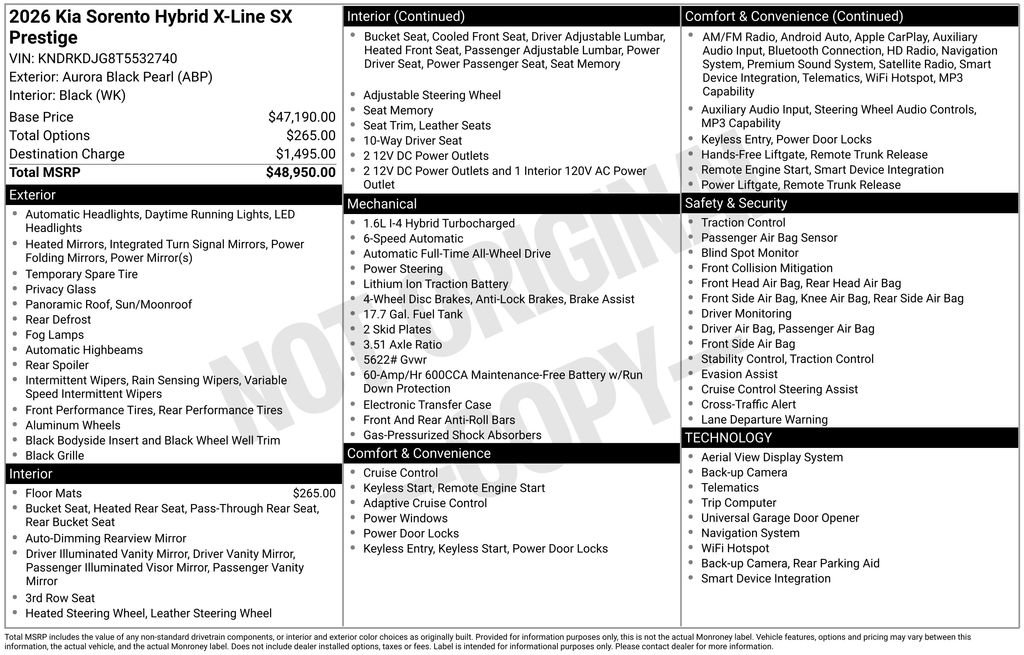 kia sorento 2026 KNDRKDJG8T5532740 image kia sorento 2026 KNDRKDJG8T5532740 image