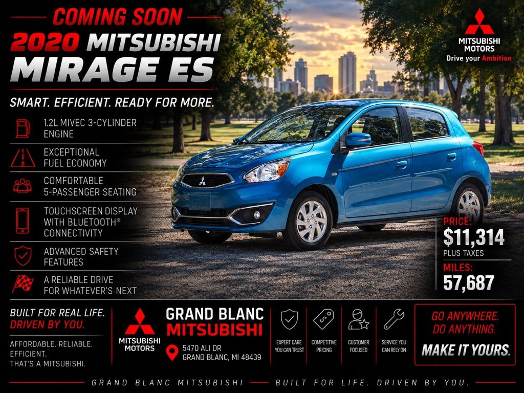 mitsubishi mirage 2020 ML32A3HJ9LH004254 image mitsubishi mirage 2020 ML32A3HJ9LH004254 image