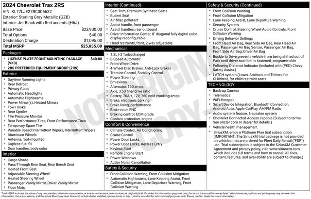chevrolet trax 2024 KL77LJE27RC005632 image chevrolet trax 2024 KL77LJE27RC005632 image