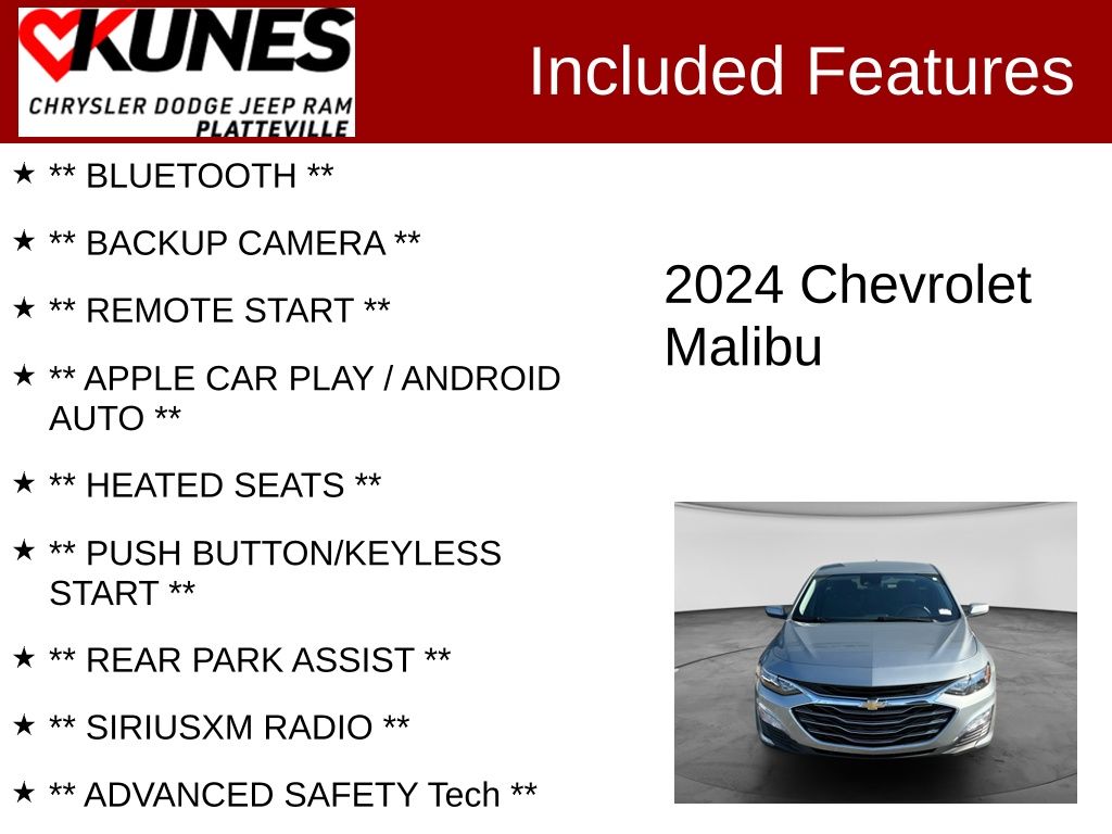 chevrolet malibu 2024 1G1ZD5ST9RF179934 image chevrolet malibu 2024 1G1ZD5ST9RF179934 image