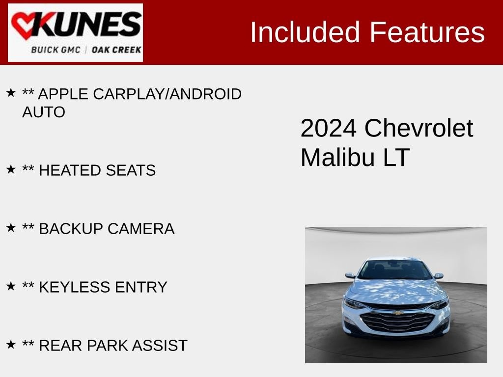 chevrolet malibu 2024 1G1ZD5ST5RF132500 image chevrolet malibu 2024 1G1ZD5ST5RF132500 image