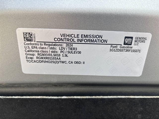 chevrolet malibu 2024 1G1ZD5ST3RF155371 image chevrolet malibu 2024 1G1ZD5ST3RF155371 image