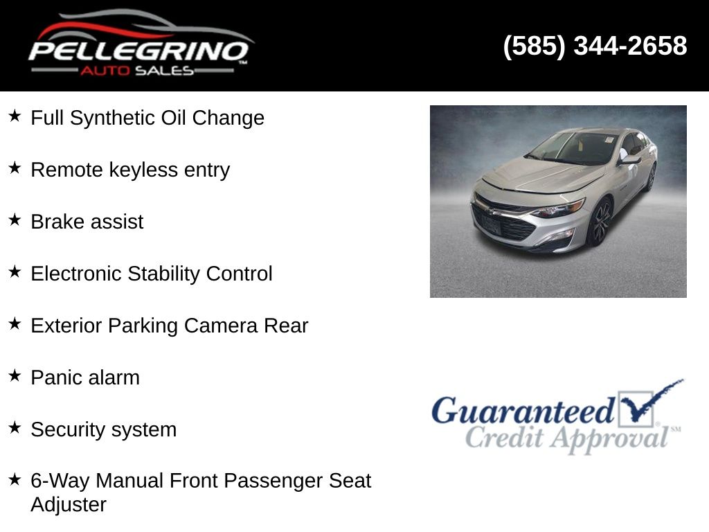 chevrolet malibu 2020 1G1ZG5ST6LF127658 image