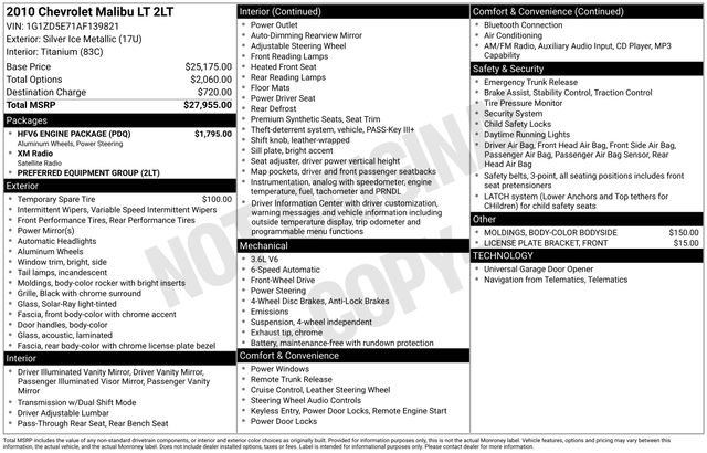 chevrolet malibu 2010 1G1ZD5E71AF139821 image chevrolet malibu 2010 1G1ZD5E71AF139821 image