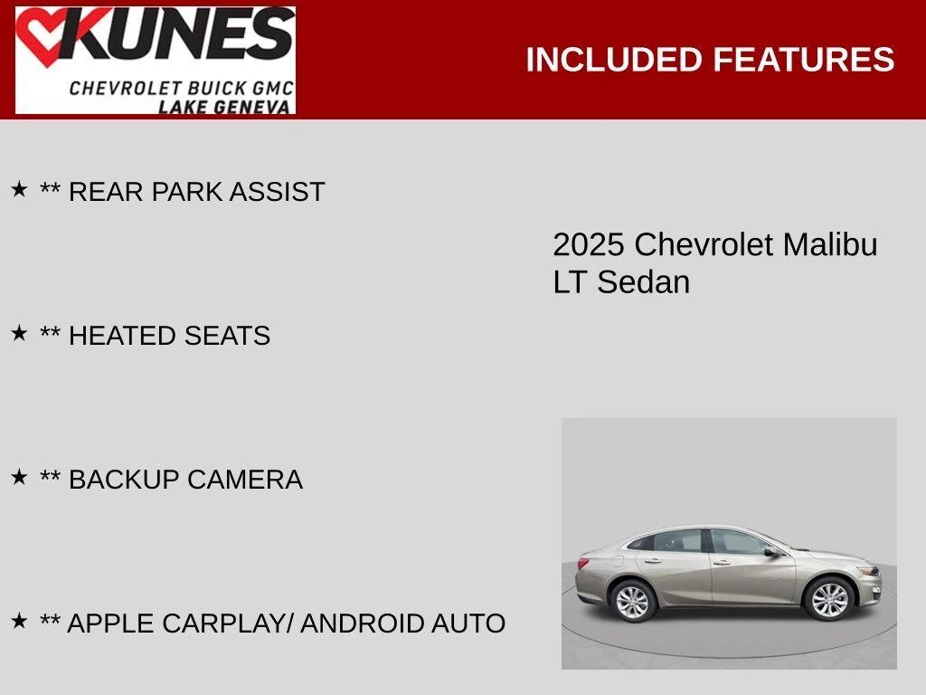 chevrolet malibu 2025 1G1ZD5ST9SF122400 image chevrolet malibu 2025 1G1ZD5ST9SF122400 image