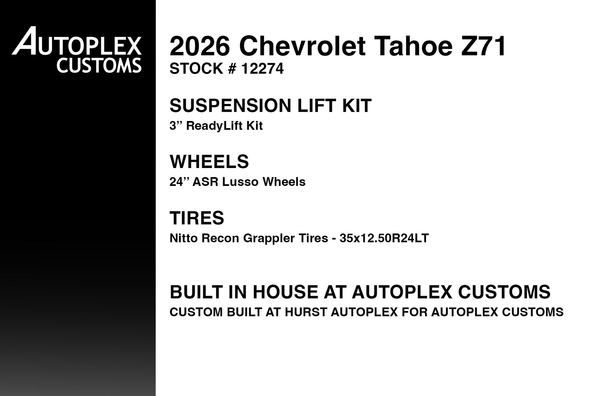 chevrolet tahoe 2026 1GNS6PKD8TR409905 image chevrolet tahoe 2026 1GNS6PKD8TR409905 image
