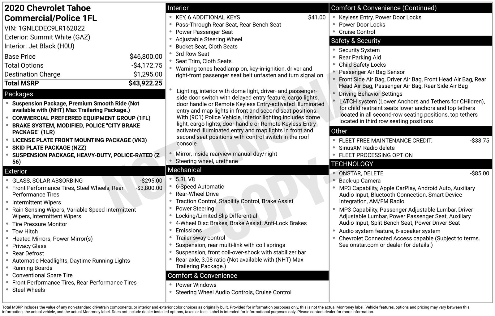 chevrolet tahoe 2020 1GNLCDEC9LR162022 image chevrolet tahoe 2020 1GNLCDEC9LR162022 image