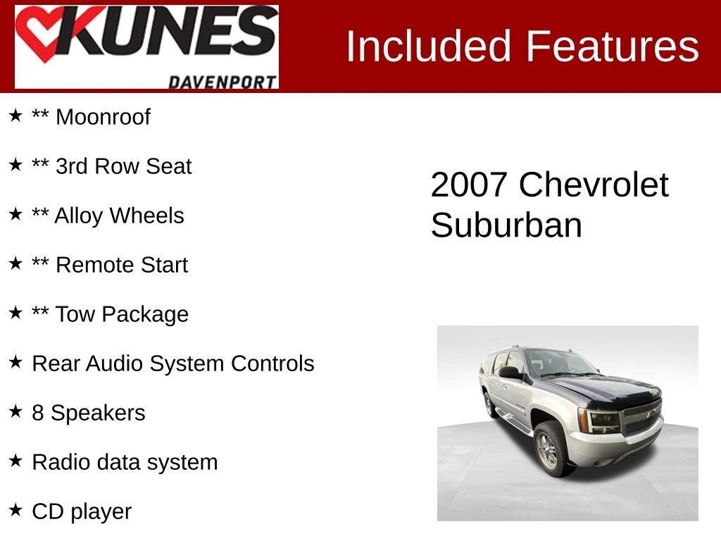 chevrolet suburban 2007 1GNFK16367J320298 image chevrolet suburban 2007 1GNFK16367J320298 image
