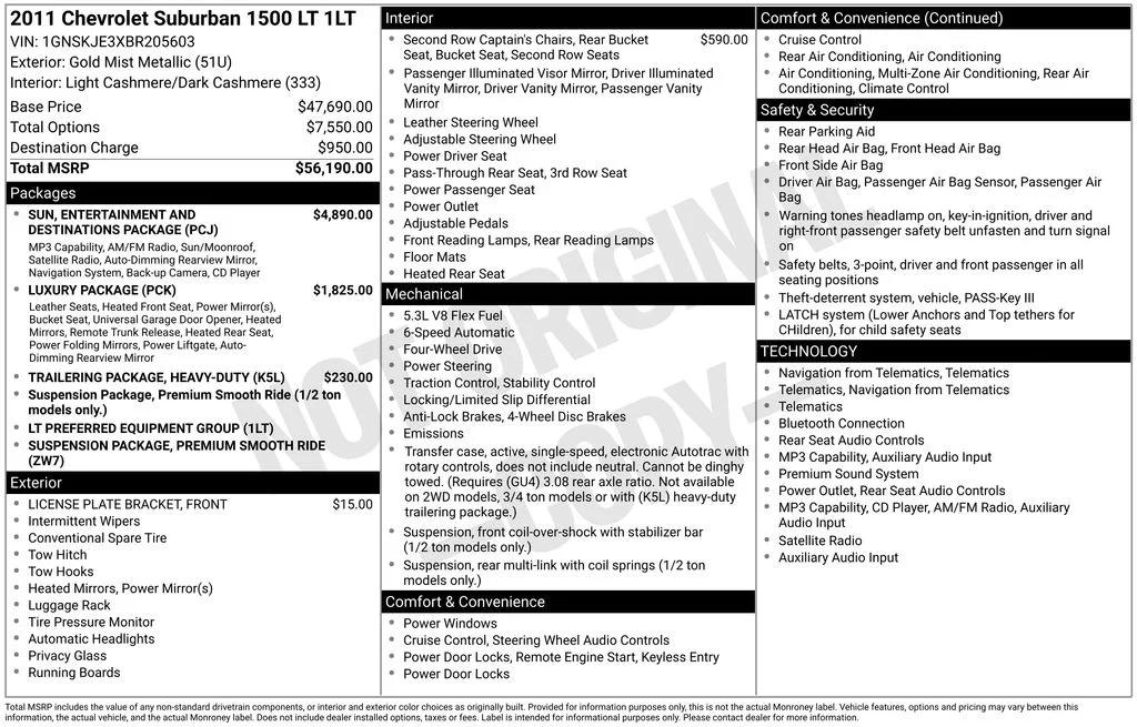 chevrolet suburban 2011 1GNSKJE3XBR205603 image chevrolet suburban 2011 1GNSKJE3XBR205603 image