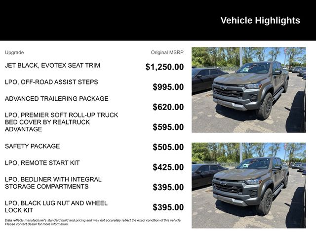 chevrolet colorado 2024 1GCPTEEK6R1292841 image chevrolet colorado 2024 1GCPTEEK6R1292841 image