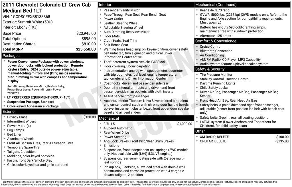 chevrolet colorado 2011 1GCDSCFEXB8133868 image chevrolet colorado 2011 1GCDSCFEXB8133868 image