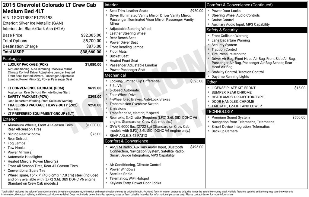 chevrolet colorado 2015 1GCGTBE31F1219198 image chevrolet colorado 2015 1GCGTBE31F1219198 image