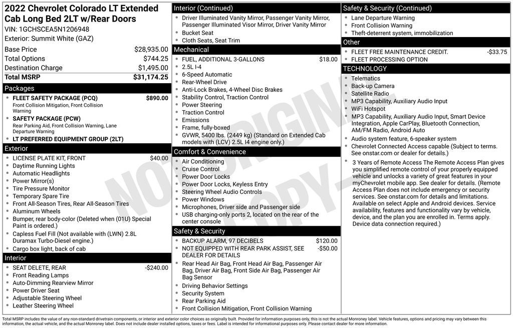 chevrolet colorado 2022 1GCHSCEA5N1206948 image chevrolet colorado 2022 1GCHSCEA5N1206948 image