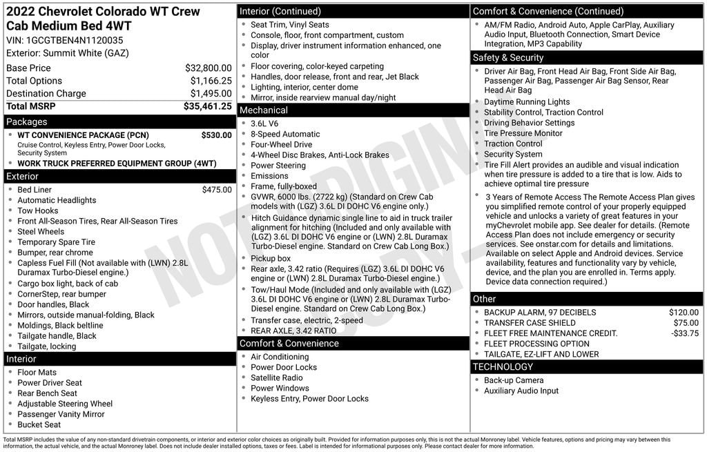 chevrolet colorado 2022 1GCGTBEN4N1120035 image