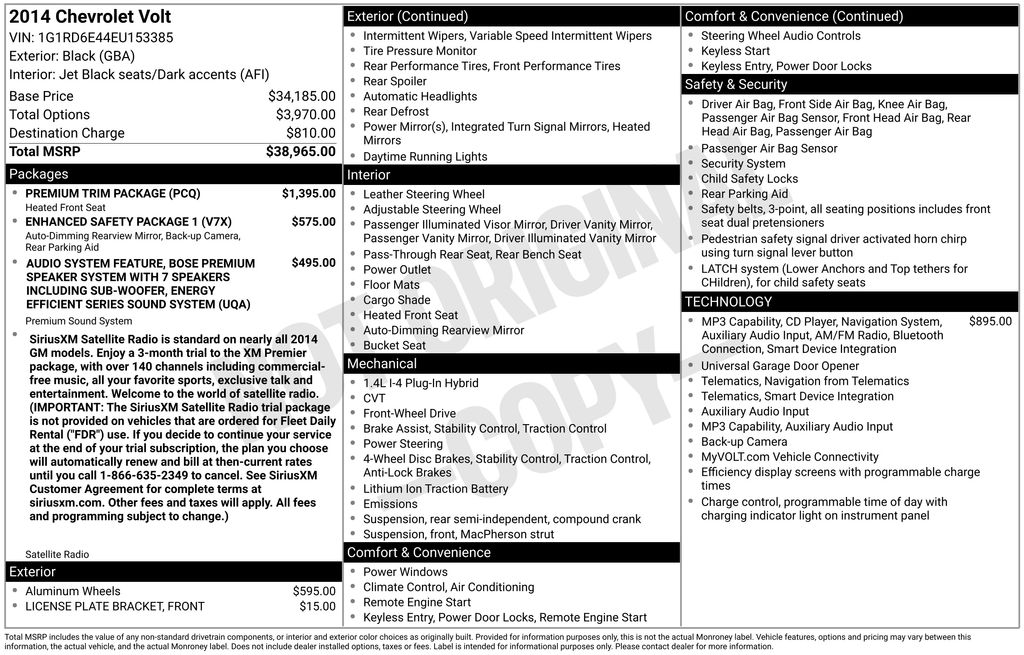 chevrolet volt 2014 1G1RD6E44EU153385 image chevrolet volt 2014 1G1RD6E44EU153385 image