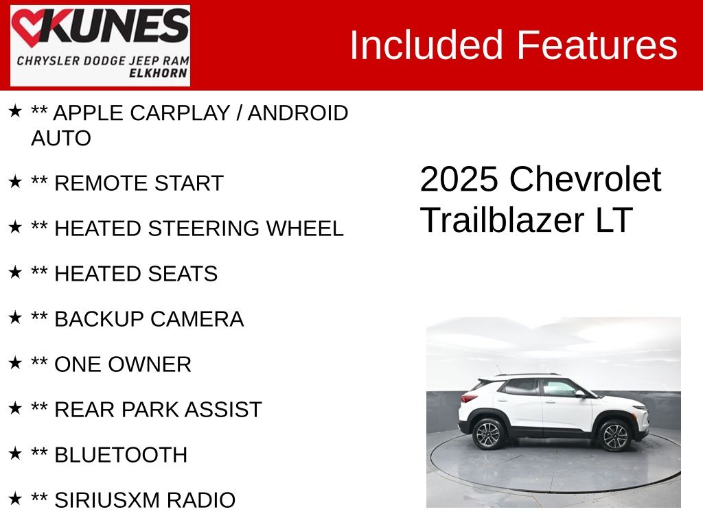 chevrolet trailblazer 2025 KL79MRSL3SB045154 image chevrolet trailblazer 2025 KL79MRSL3SB045154 image