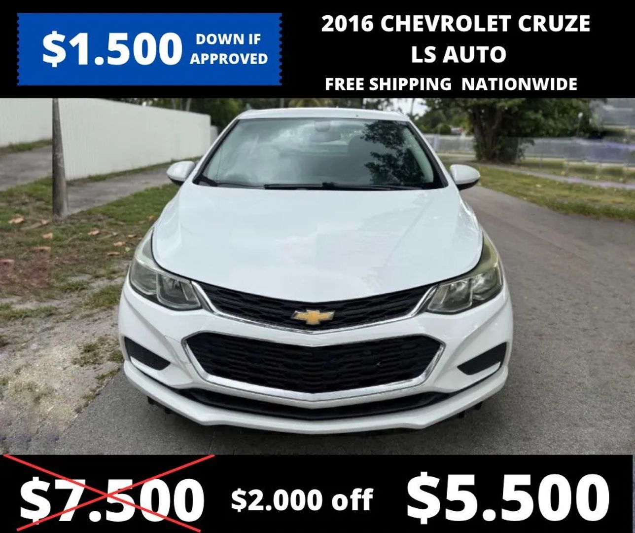 chevrolet cruze 2016 1G1BC5SM6G7310709 image chevrolet cruze 2016 1G1BC5SM6G7310709 image