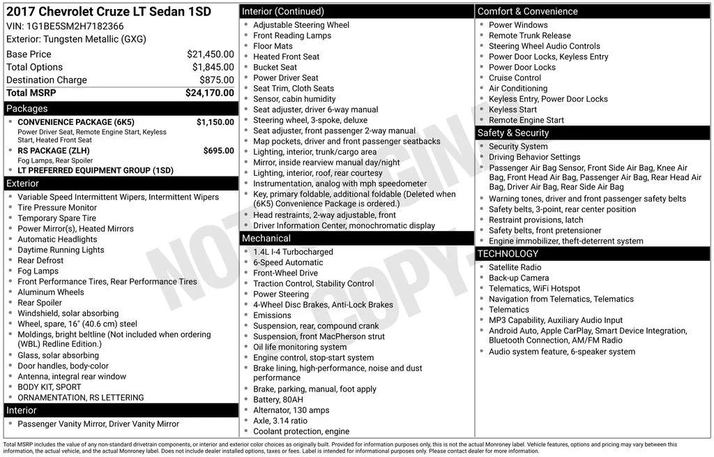 chevrolet cruze 2017 1G1BE5SM2H7182366 image chevrolet cruze 2017 1G1BE5SM2H7182366 image