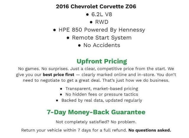 chevrolet corvette 2016 1G1YS3D65G5613072 image chevrolet corvette 2016 1G1YS3D65G5613072 image