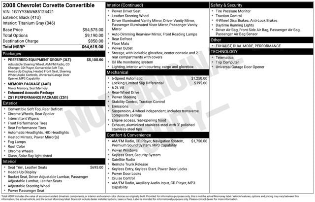 chevrolet corvette 2008 1G1YY36W685124421 image chevrolet corvette 2008 1G1YY36W685124421 image