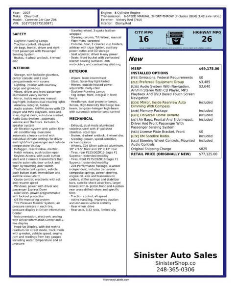 chevrolet corvette 2007 1G1YY26E975100971 image chevrolet corvette 2007 1G1YY26E975100971 image