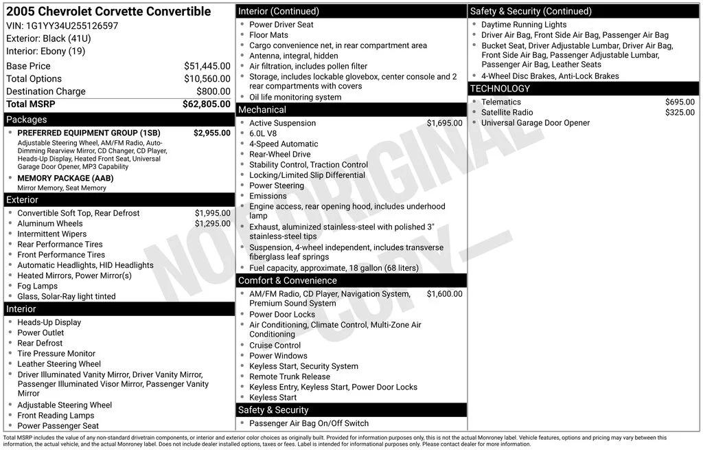 chevrolet corvette 2005 1G1YY34U255126597 image chevrolet corvette 2005 1G1YY34U255126597 image