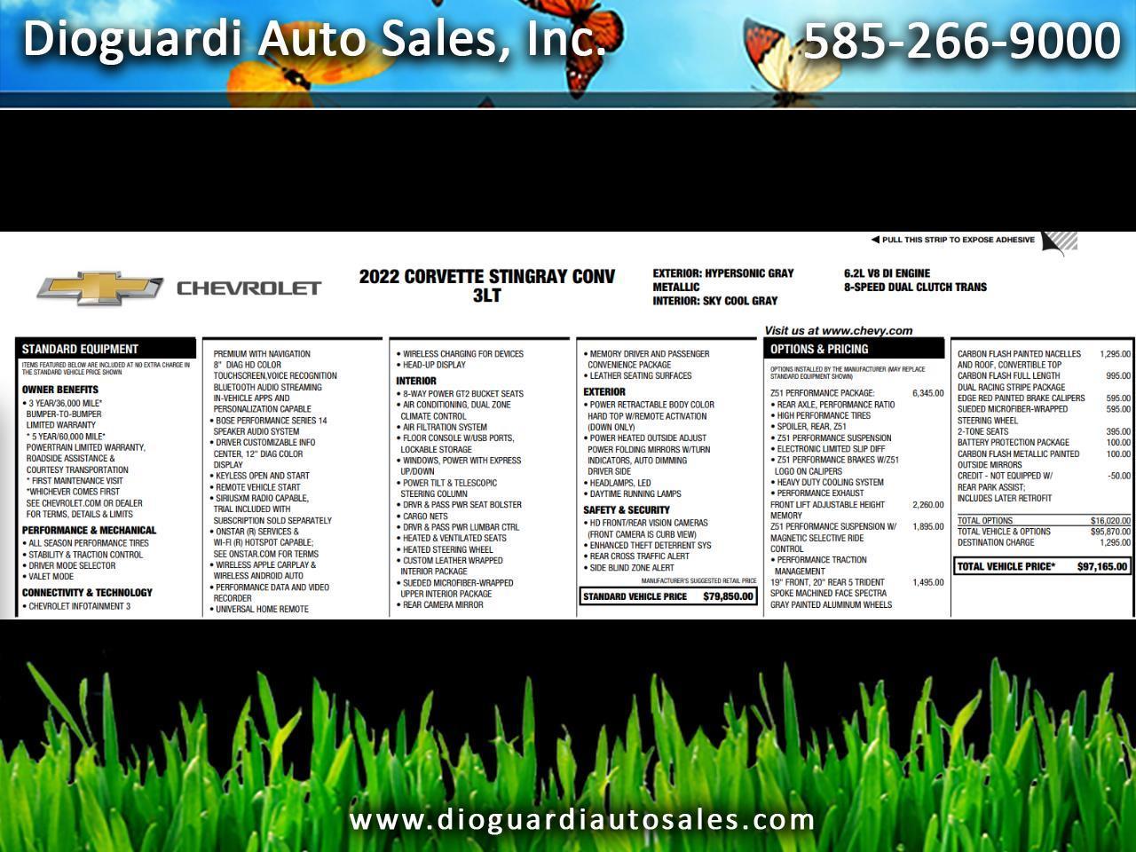 chevrolet corvette 2022 1G1YC3D41N5116934 image