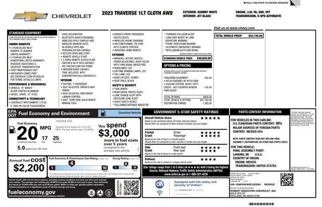 chevrolet traverse 2023 1GNEVGKW3PJ322581 image chevrolet traverse 2023 1GNEVGKW3PJ322581 image