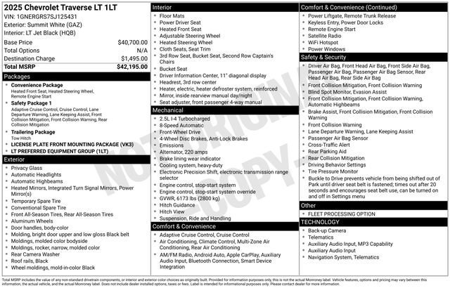 chevrolet traverse 2025 1GNERGRS7SJ125431 image chevrolet traverse 2025 1GNERGRS7SJ125431 image