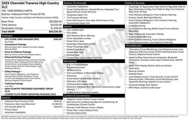 chevrolet traverse 2025 1GNEVKRS8SJ159070 image chevrolet traverse 2025 1GNEVKRS8SJ159070 image