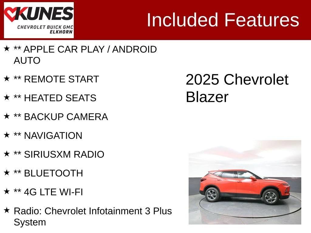 chevrolet blazer 2025 3GNKBCR49SS253217 image chevrolet blazer 2025 3GNKBCR49SS253217 image