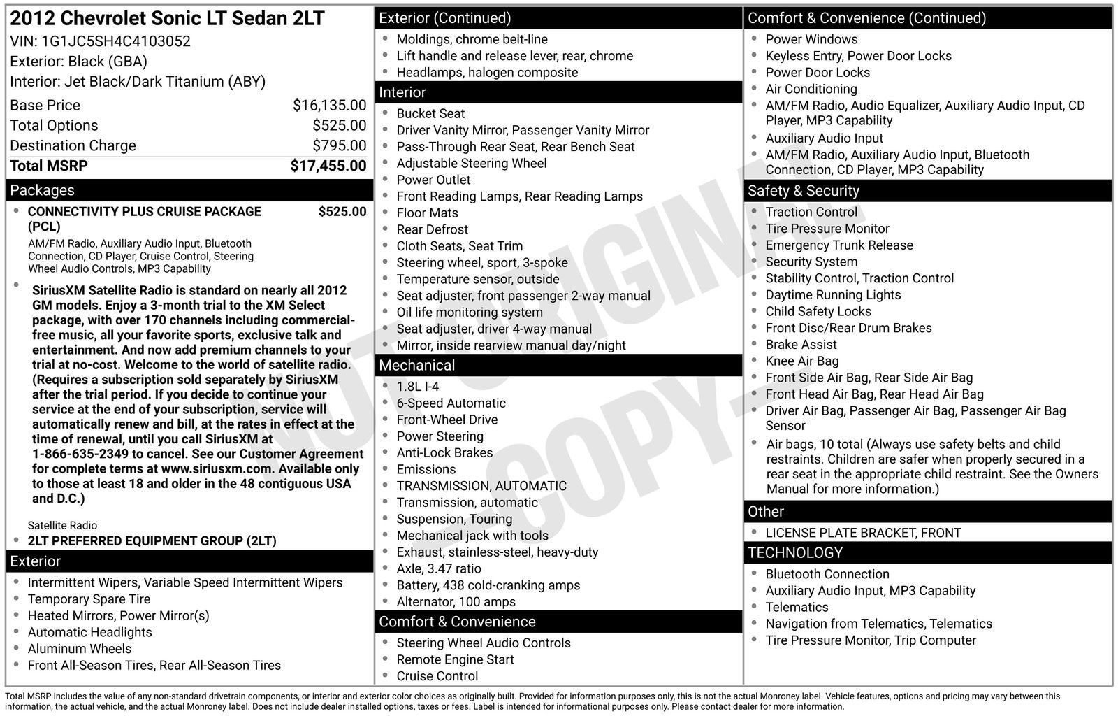 chevrolet sonic 2012 1G1JC5SH4C4103052 image chevrolet sonic 2012 1G1JC5SH4C4103052 image