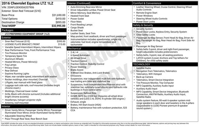 chevrolet equinox 2016 2GNFLGEK0G6207906 image chevrolet equinox 2016 2GNFLGEK0G6207906 image